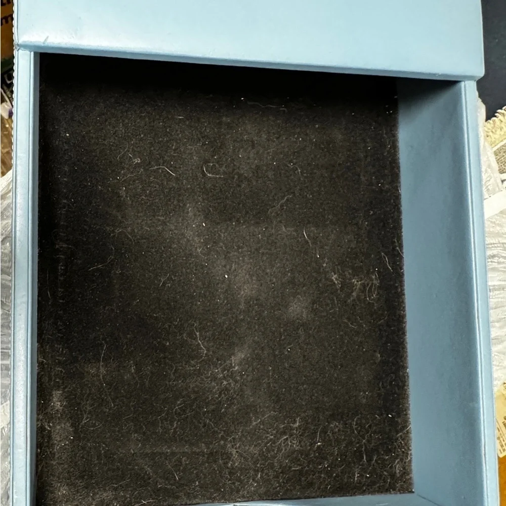 Levenger light blue “in box” leather with felt lining